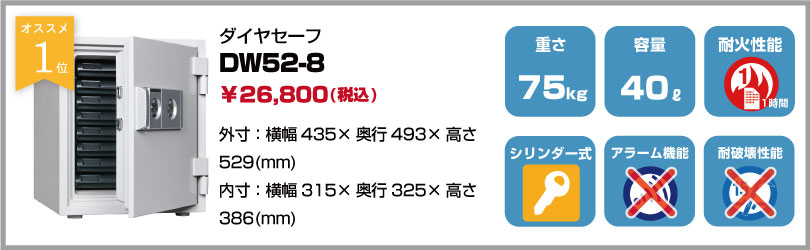 ダイヤセーフ DW52-8
