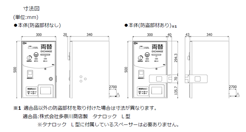 日本機器通販 / 両替機 MC21 架台付き