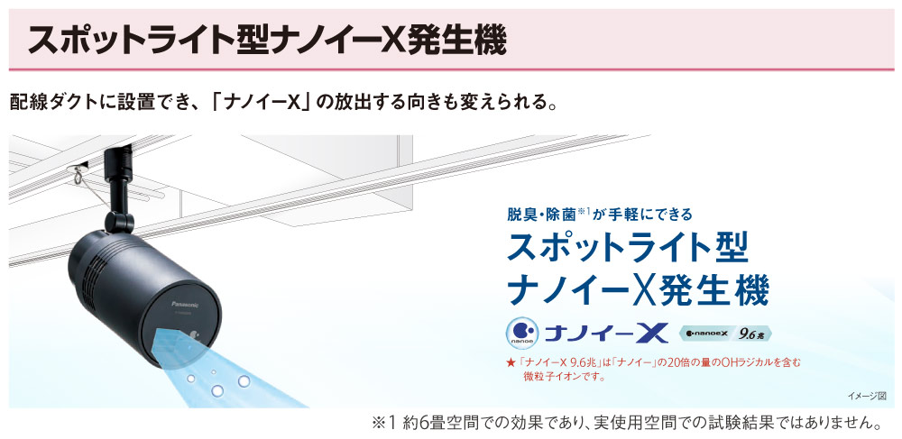 パナソニック Panasonic NTN88080W ナノイーX発生機 白 - イオン発生機