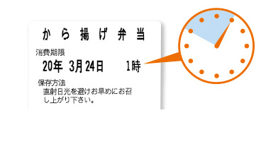 消費期限を設定可能