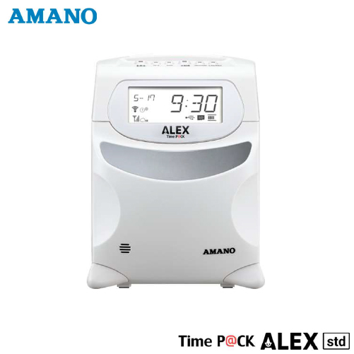 タイムレコーダー アマノ タイムパックアレックス 本体のみ TimeP@CK ALEX std (パソコン・USB接続モデル)