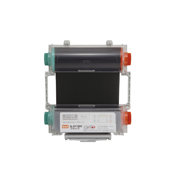 MAX マックス ビーポップ 100タイプ用 インクリボンカセット プロセスカラータイプ SL-R118RCブラック IL92320|カッティング・プリンティングマシン