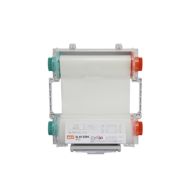 MAX マックス ビーポップ 100タイプ用 インクリボンカセット 標準色タイプ SL-R122RCシロ IL92321|カッティング・プリンティングマシン