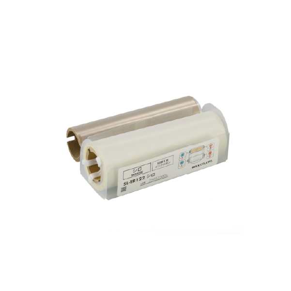 MAX マックス ビーポップ 100タイプ用 詰め替え用 インクリボン 標準色タイプ SL-TR122シロ IL92337|カッティング・プリンティングマシン