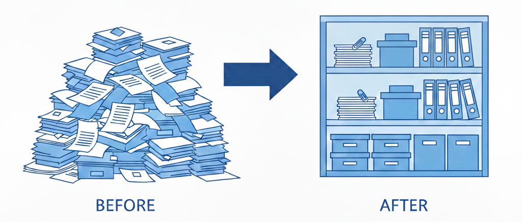 書類整理棚が解決する現代の課題