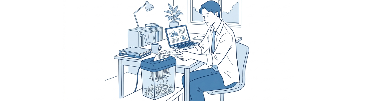 個人事業主が選ぶべきシュレッダーとは？おすすめ3選をご紹介