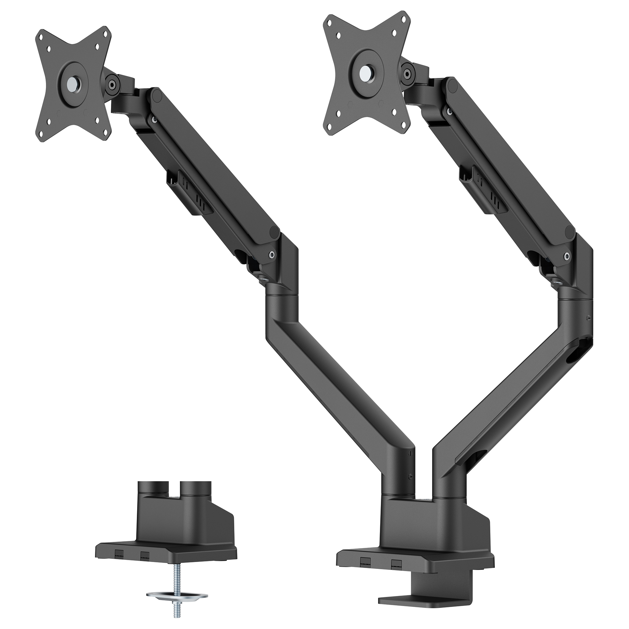 オプション ハヤミ工産 モニターアーム(卓上タイプ) MAシリーズ デスクトップタイプ ～32V型対応 【マルチ2連】 MA-22D