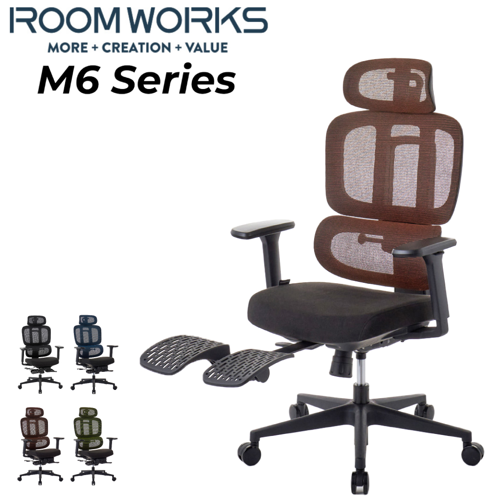 ROOM WORKS (ルームワークス）多機能ファブリック＆メッシュワークチェア M6シリーズ RM6