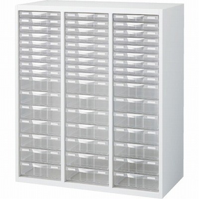 生興 RW4-N10C48C プラスチックキャビネット ホワイト (62626) (重量：47kg) 下置専用|整理ケース