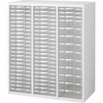 生興 RW4-N10C59 プラスチックキャビネット ホワイト (62628) (重量：49kg) 下置専用|整理ケース