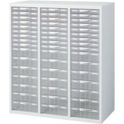 生興 RW45-N10C48C プラスチックキャビネット ホワイト (62616) (重量：50kg) 上・下置兼用|整理ケース