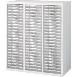 生興 RW45-N10C69 プラスチックキャビネット ホワイト (62619) (重量：54kg) 下置専用|整理ケース