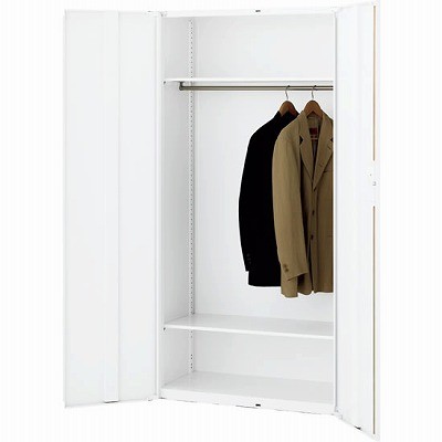 生興 RW5-18L ロッカー ホワイト (64315) (重量：50kg) 下置専用|書類棚・書庫