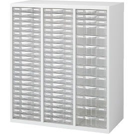 生興 RW5-N10C59 プラスチックキャビネット ホワイト (62568) (重量：54kg) 下置専用|整理ケース