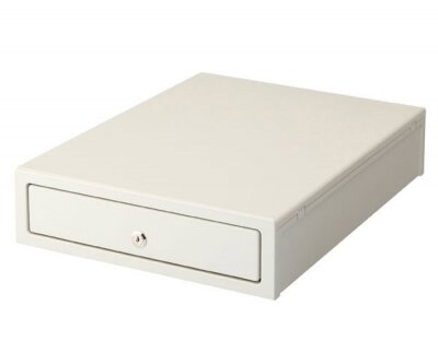 開封品［中古］（元箱なし）クロ-バー 手動キャッシュドロア（アイボリー） DSCA-PO 3B/6C|レジスター・レジ
