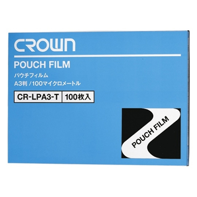 オプション クラウン パウチフィルム (A3サイズ/100枚入) CR-LPA3-T