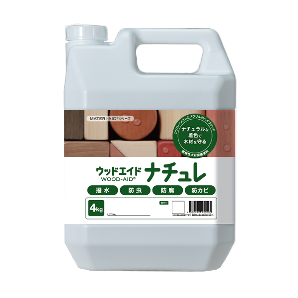 日本マテリエイド ウッドエイド ナチュレ 4kg 1本|【業務用品・業務用機器】