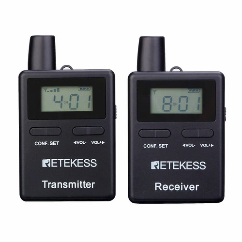 Retekess ツアーガイドシステム TT109 (一方向送信機×1台＆受信機×1台セット)