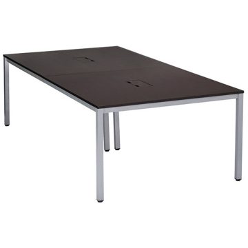 アール・エフ・ヤマカワ OAミーティングテーブルW2400 ダークII (重量：54kg) ATD2-2412-AF2|会議用・ミーテングテーブル