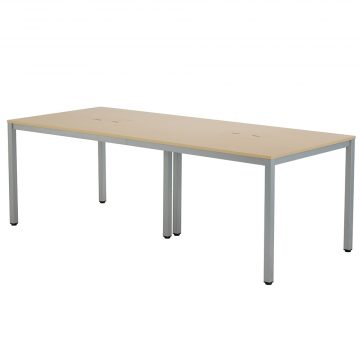 アール・エフ・ヤマカワ OAミーティングテーブルW2100 ナチュラル (重量：41kg) ATN-2190N-AF2|会議用・ミーテングテーブル