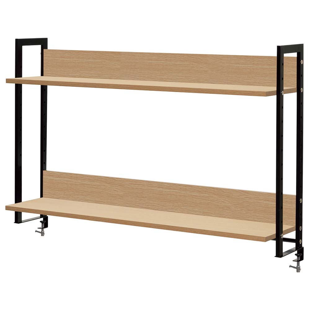 アール・エフ・ヤマカワ ワークデスクII上置ハイシェルフW1000 ナチュラルII (重量：15kg) GZUSRH2-1200NA2|オフィスデスク