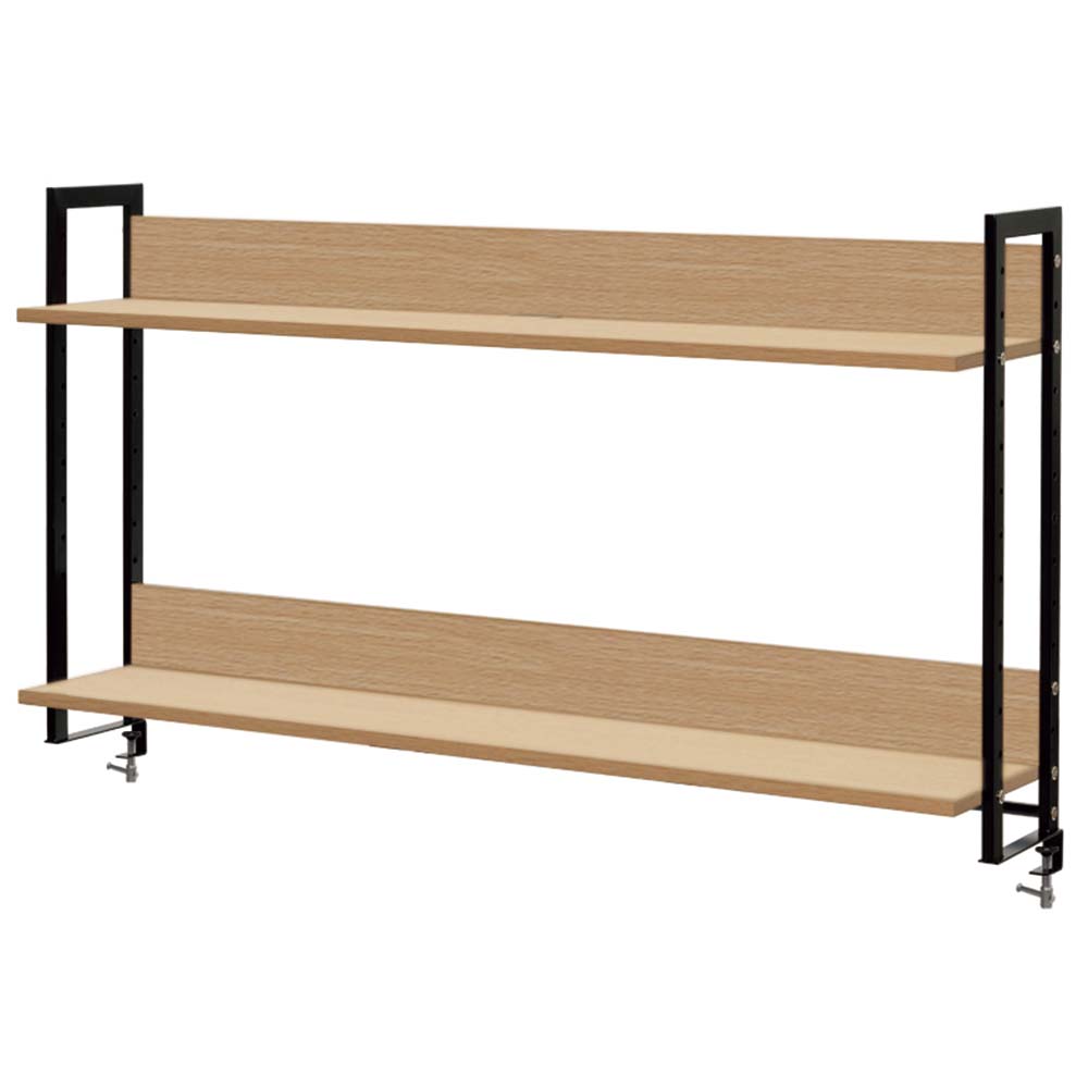 アール・エフ・ヤマカワ ワークデスクII上置ハイシェルフW1400 ナチュラルII (重量：16.5kg) GZUSRH2-1400NA2|オフィスデスク