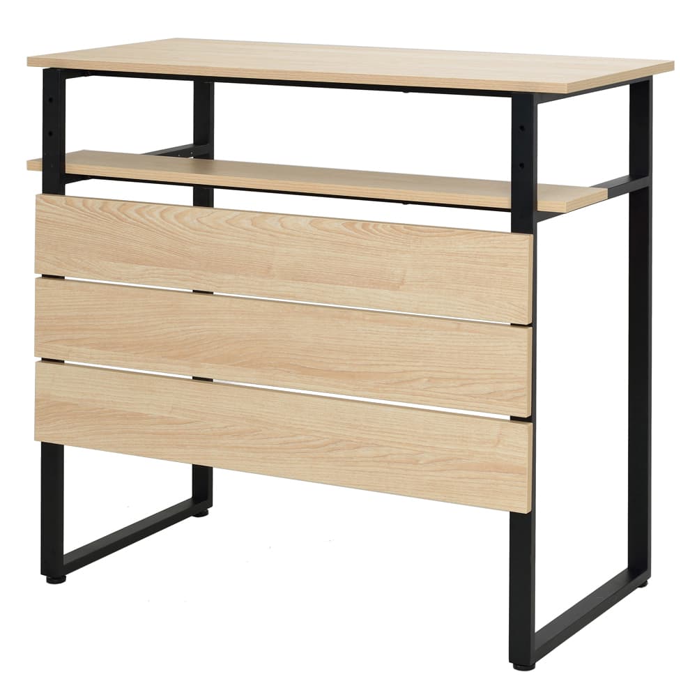 アール・エフ・ヤマカワ カフェステーション カウンター W1100×D556 ナチュラル (重量：25kg) RFCFC-1155NA|【オフィス家具】