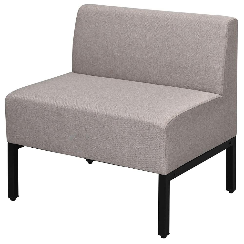 アール・エフ・ヤマカワ カッコ ファブリックソファ W720 ベージュ (重量：14kg) RFFBS-72BE|ソファー