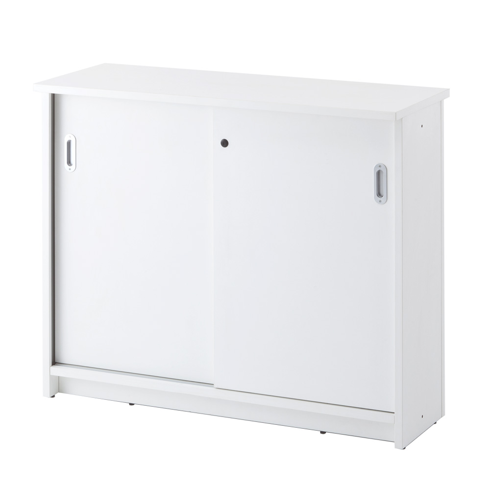 アール・エフ・ヤマカワ 書庫型カウンターIII WJホワイト (重量：55kg) RFHCSH3-1200WH|【オフィス家具】