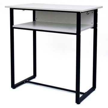 アール・エフ・ヤマカワ ハイデスク W1000×D600 ホワイト (重量：23.5kg) RFHD-1060WH|オフィスデスク