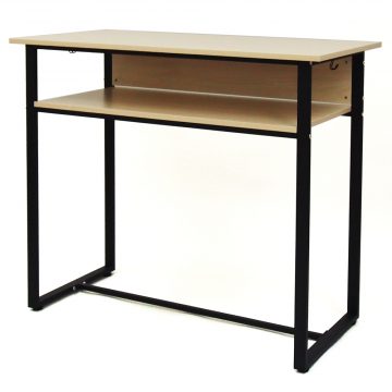 アール・エフ・ヤマカワ ハイデスク W1200×D600 ナチュラル (重量：27kg) RFHD-1260NA|オフィスデスク