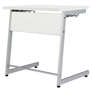 アール・エフ・ヤマカワ 研修用デスク W750×D500 ホワイト (重量：14kg) RFJD-7570W|オフィスデスク