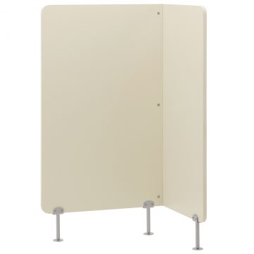 アール・エフ・ヤマカワ 研修用デスク パーティションII アイボリー 低圧メラ仕様 (重量：14.5kg) RFJD2-8613|パーテーション