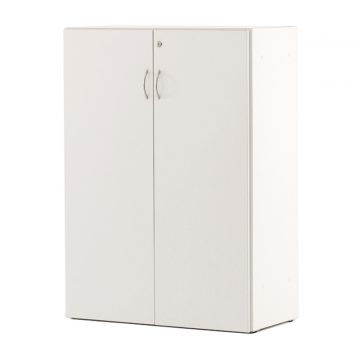 アール・エフ・ヤマカワ 可動棚ローシェルフ 共通扉付 WJホワイト (重量：44kg) RFLS-WJHFD|シェルフ・収納棚