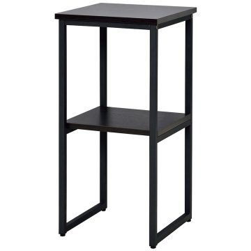 アール・エフ・ヤマカワ コンパクト電話機台 ダークII (重量：6.5kg) RFTC-3573DB2|会議用・ミーテングテーブル