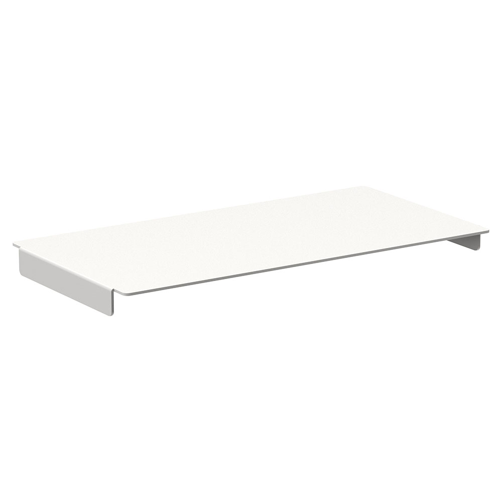 アール・エフ・ヤマカワ ソリード フリーアドレス用デスク 配線蓋 W1000用 ホワイト 4枚入 (重量：1.5kg) RFTFT-10WH-OPF|オフィスデスク