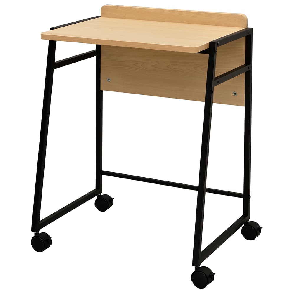 アール・エフ・ヤマカワ リル 2wayキャスターデスク ナチュラル (重量：9kg) RFWCD-5540NA|オフィスデスク