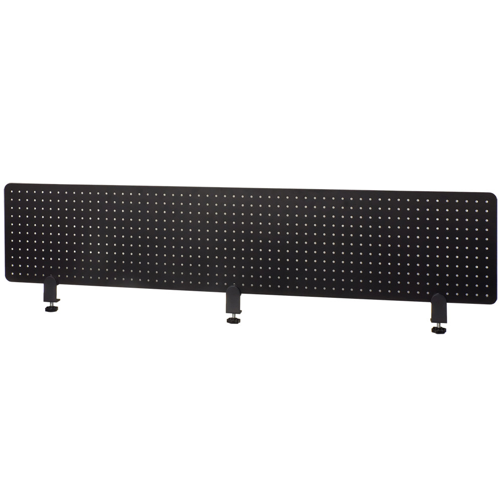 アール・エフ・ヤマカワ メタルデスクトップパネル W1400 ブラック クランプ型 (重量：7kg) SHDTP-PBK14|パーテーション