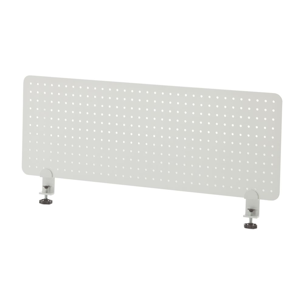 アール・エフ・ヤマカワ メタルデスクトップパネル W800 ホワイト クランプ型 (重量：3.7kg) SHDTP-PWH8|パーテーション