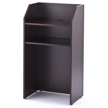 アール・エフ・ヤマカワ 演説台 ダーク (重量：23kg) SHEN-DB2|会議用・ミーテングテーブル