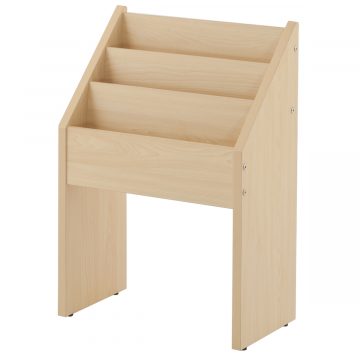 アール・エフ・ヤマカワ 木製マガジンラック NJナチュラル (重量：14kg) SHWA-001NJ|シェルフ・収納棚