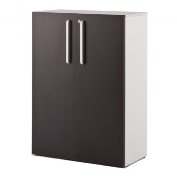 アール・エフ・ヤマカワ プリーマII 木製シェルフロー グレーII共通扉付 グレーIIバック (重量：40kg) SHWLS2-LDGY2|シェルフ・収納棚