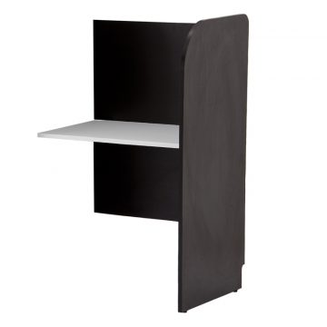 アール・エフ・ヤマカワ PCブースデスクII 増連 W700 背板アリ ダークII (重量：23kg) Z-SHPCB2-70ADBPDB2|オフィスデスク