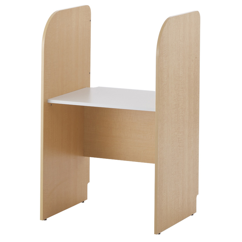 アール・エフ・ヤマカワ PCブースデスクII 基本 W700 ナチュラル (重量：27.5kg) Z-SHPCB2-70NA|オフィスデスク