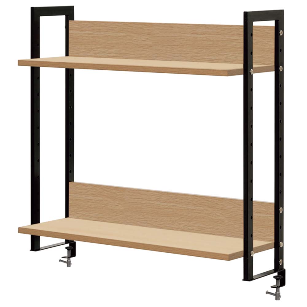 アール・エフ・ヤマカワ ワークデスクII上置ハイシェルフW800 ナチュラルII (重量：11kg) GZUSRH2-800NA2|オフィスデスク