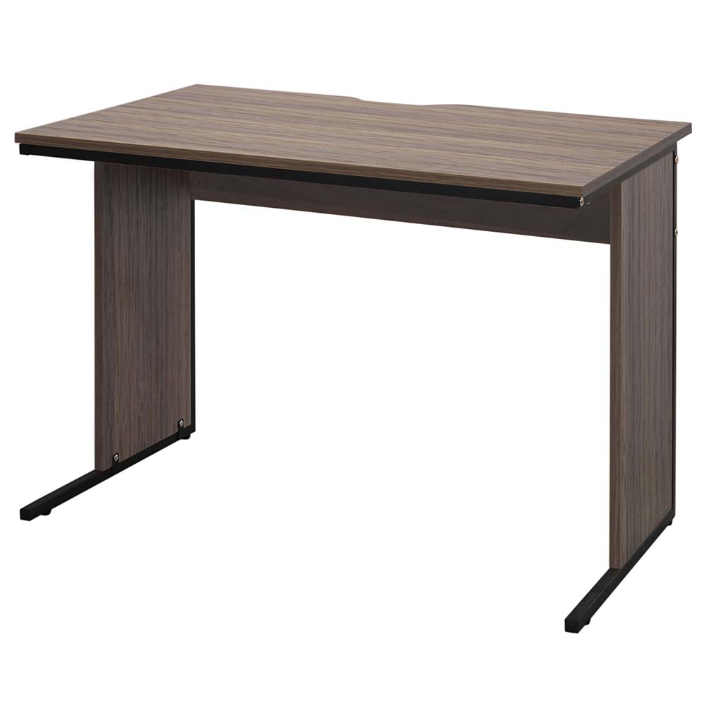 【車上渡し】アール・エフ・ヤマカワ ワークデスクII W1000×D600 ウォルナットII (重量：16.5kg) GZWD2-1060DM2|オフィスデスク