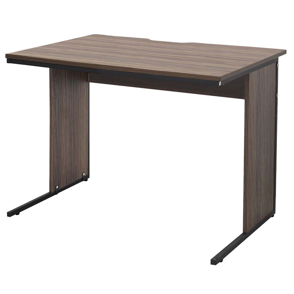 【車上渡し】アール・エフ・ヤマカワ ワークデスクII W1000×D700 ウォルナットII (重量：19.5kg) GZWD2-1070DM2|オフィスデスク