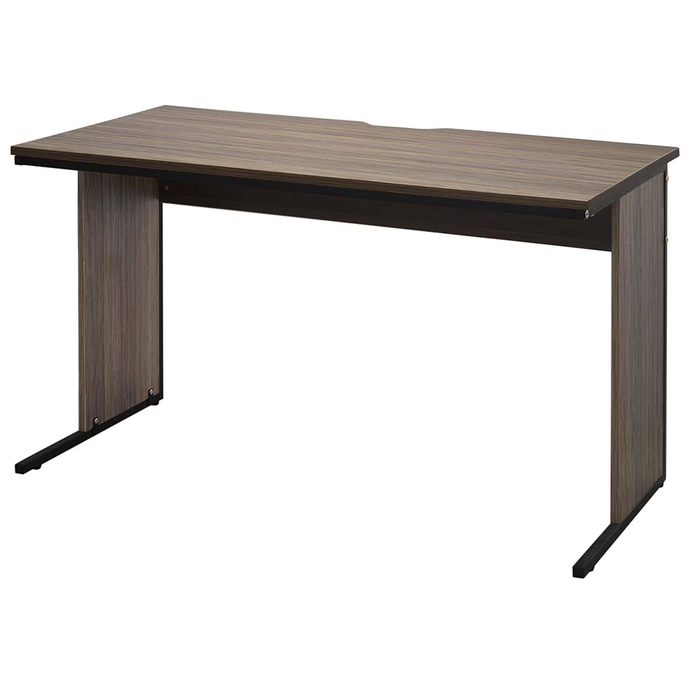 【車上渡し】アール・エフ・ヤマカワ ワークデスクII W1200×D600 ウォルナットII (重量：20kg) GZWD2-1260DM2|オフィスデスク