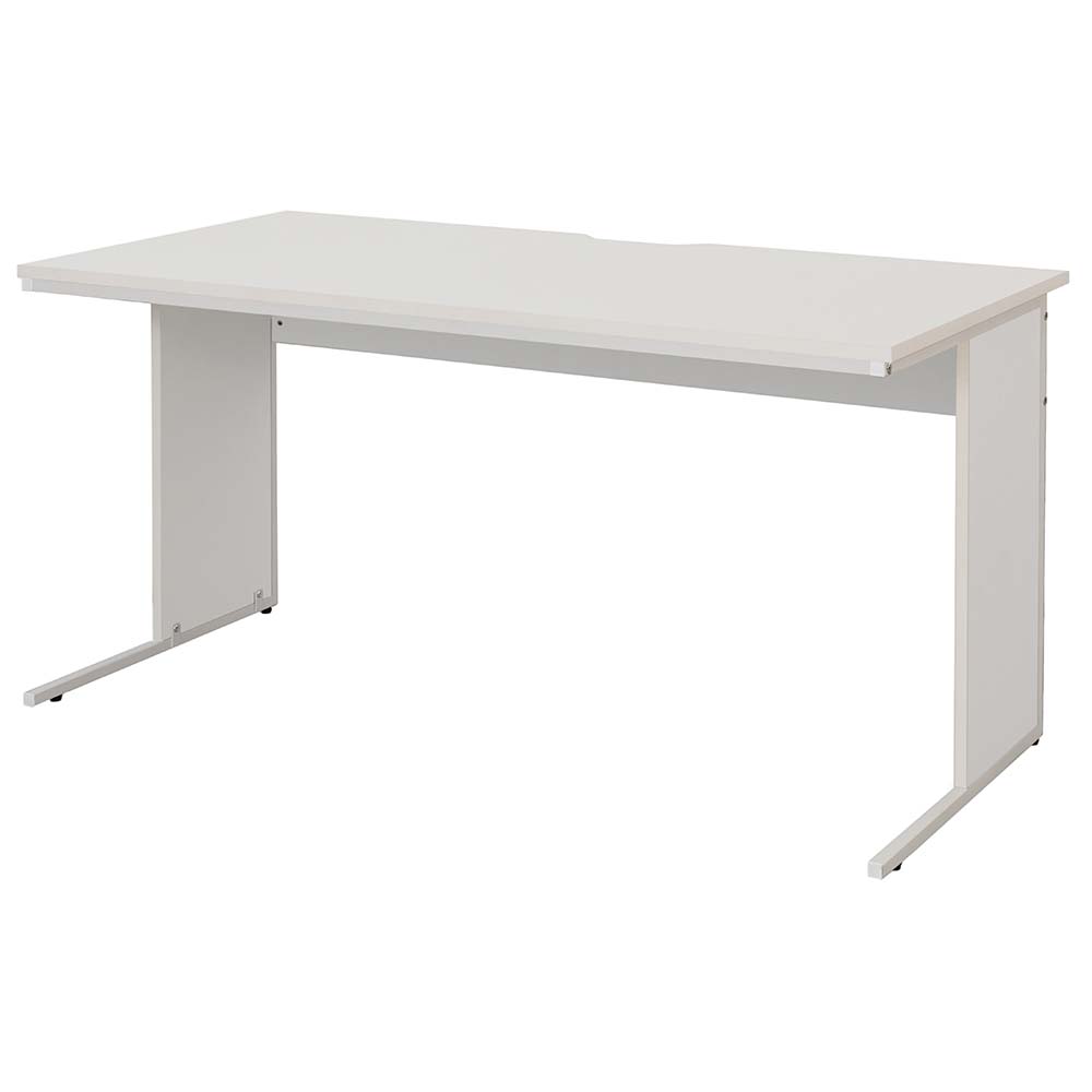 【車上渡し】アール・エフ・ヤマカワ ワークデスクII W1400×D700 ホワイト (重量：24kg) GZWD2-1470WH|オフィスデスク