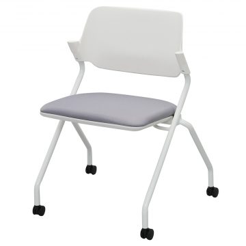 アール・エフ・ヤマカワ SYネスティングチェア 肘無シ ファブリック ニュートラルグレー (重量：7kg) RFC-SYFNG|オフィスチェアー